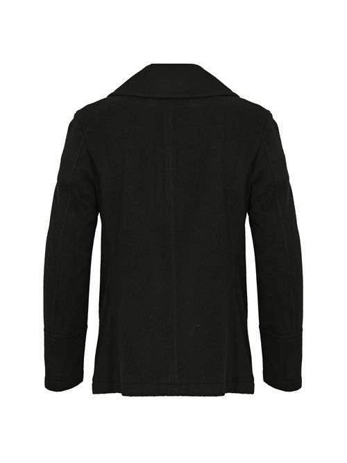 Cappotto doppiopetto Amalfi in lana e cashmere Nero Sealup | 500094BIS 762736